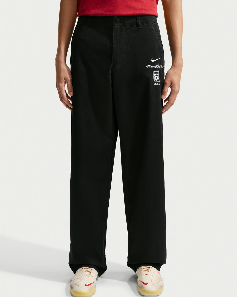 NIKE X PEACEMINUSONE KR CHINO PANT - BLACK/ WHITE – Undefeated