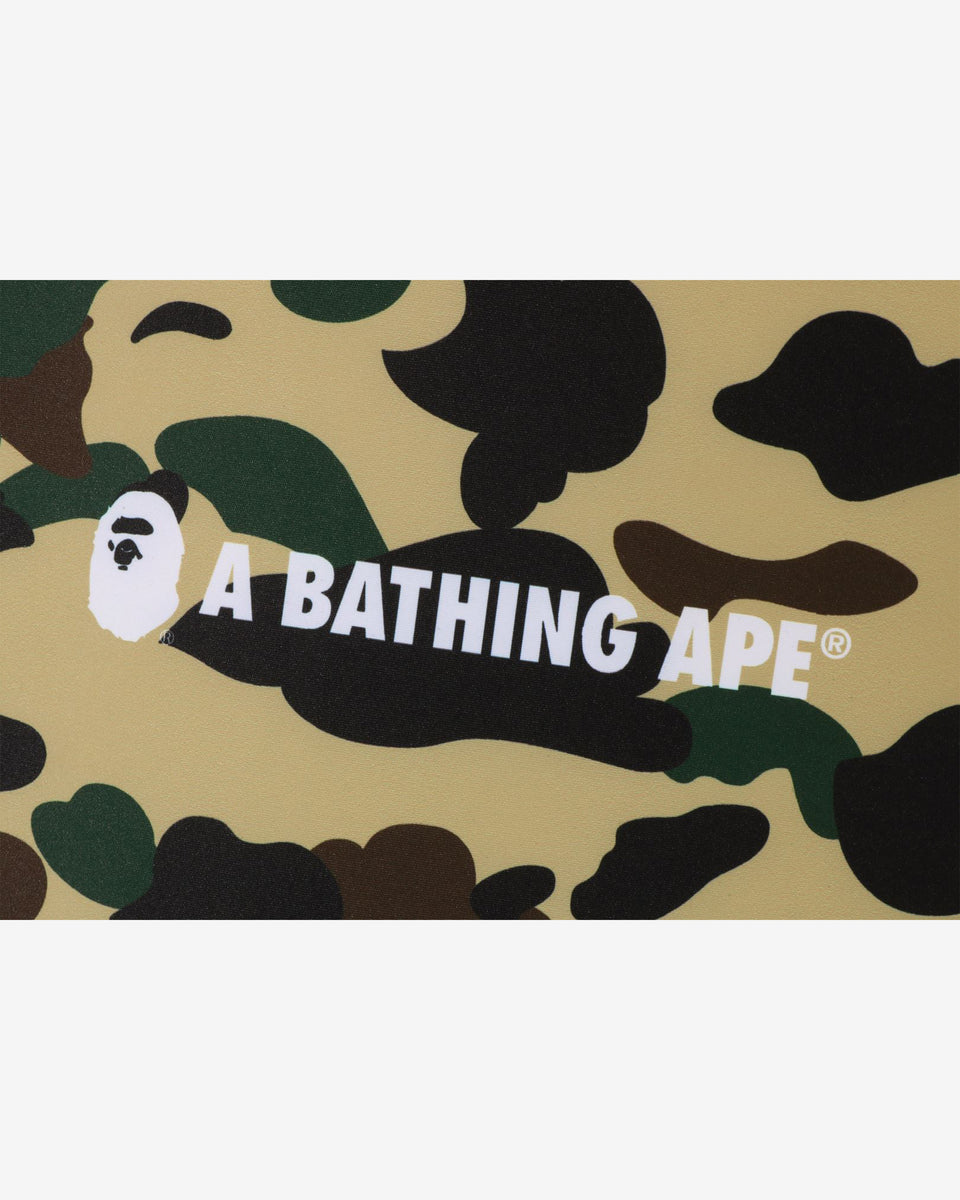 BAPE 1ST CAMO SQUARE FLUFFY BEADS CUSHION - YELLOW – Undefeated