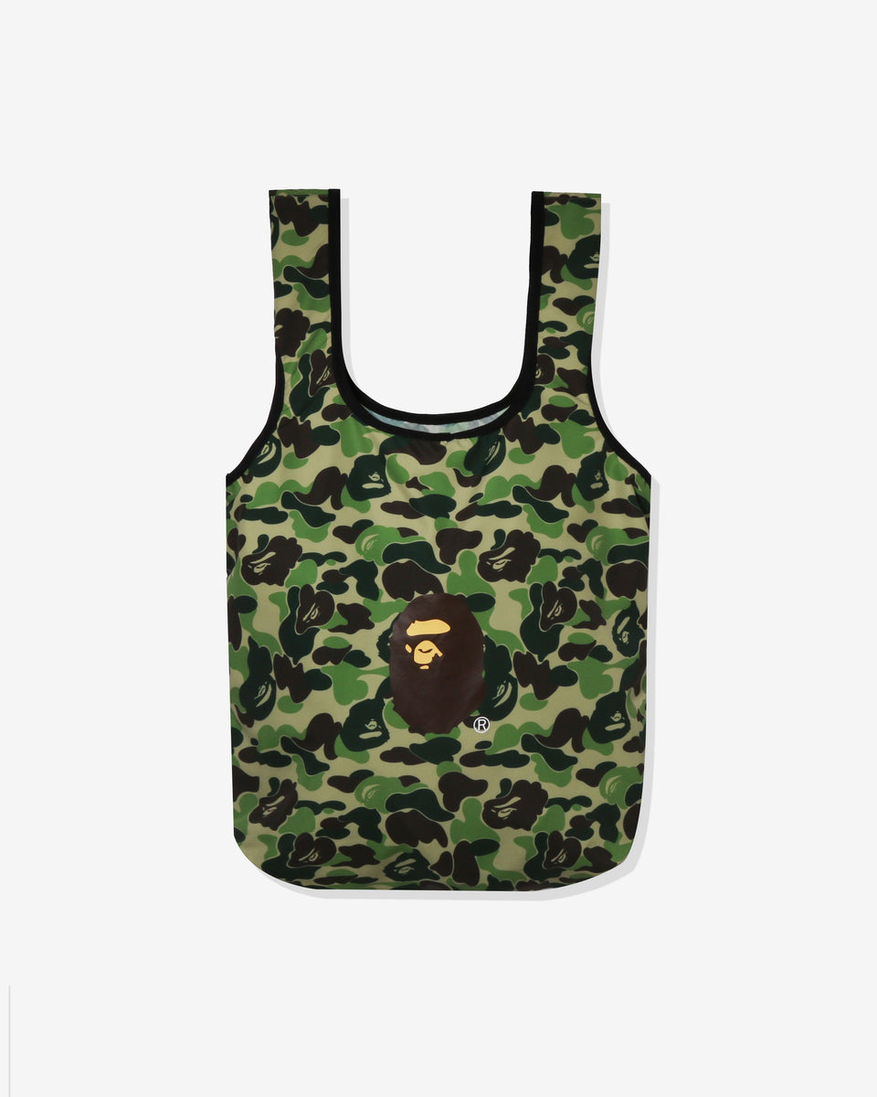 BAPE ABC CAMO UTILITY ECO BAG - GREEN – Undefeated