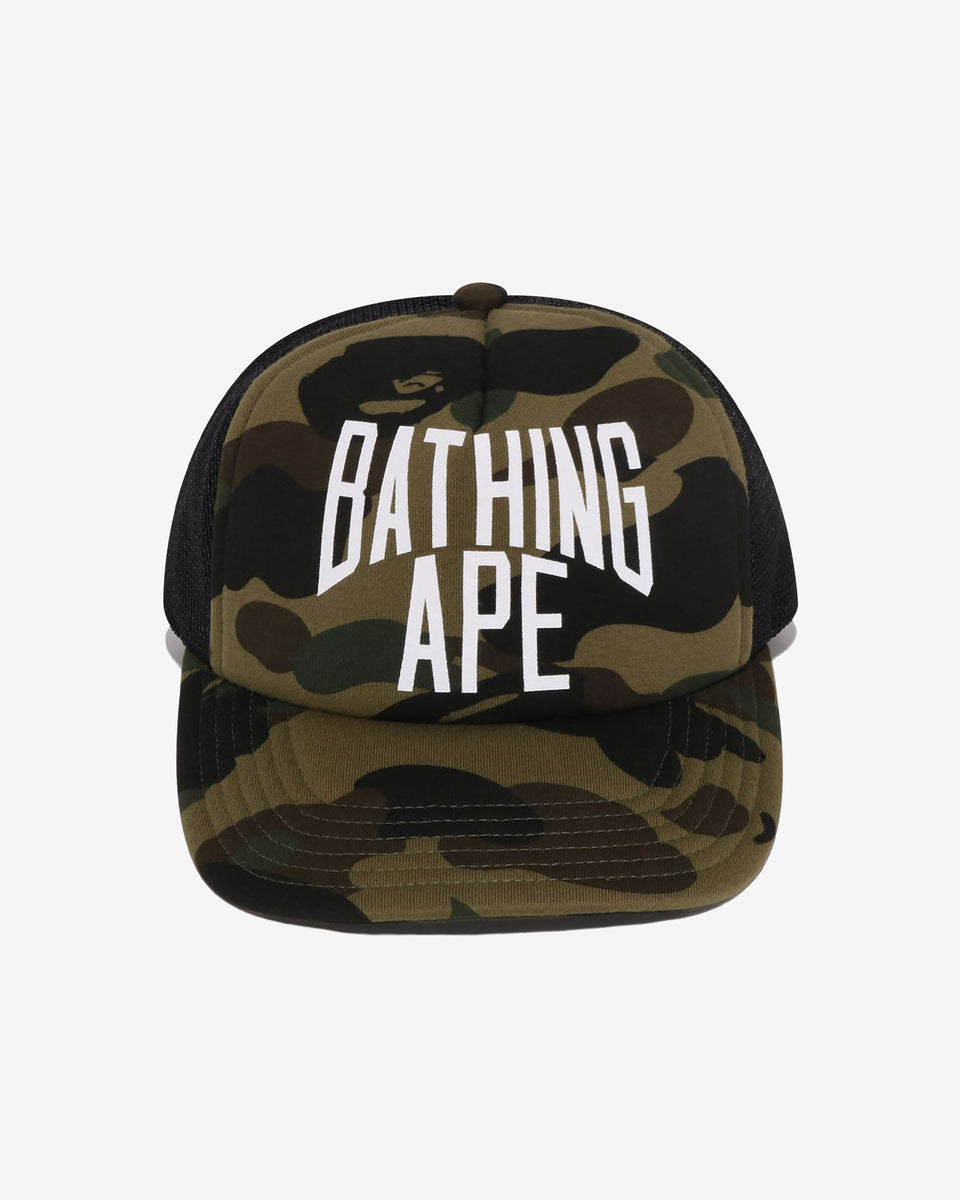 BAPE 1ST CAMO NYC LOGO MESH CAP – Undefeated