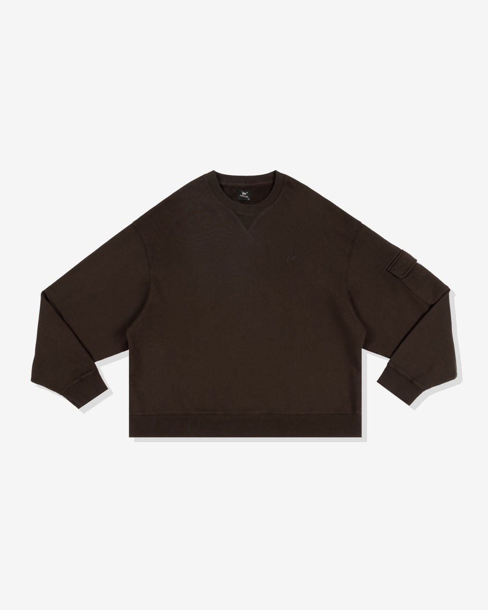 PATTA BASIC PIGMENT DYE POCKET CREWNECK - DELICIOSO – Undefeated