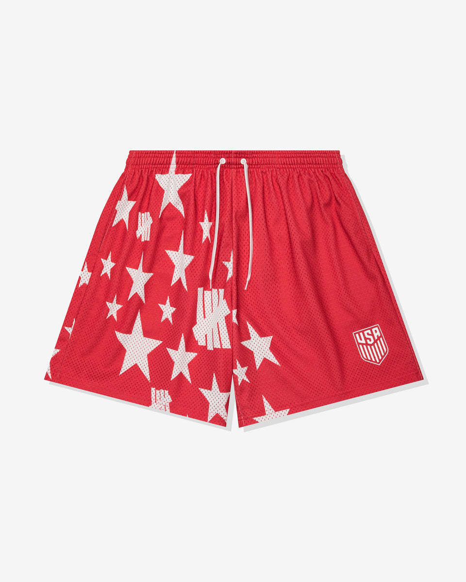 UNDEFEATED X US SOCCER SHOOTOUT SHORT - RED – Undefeated