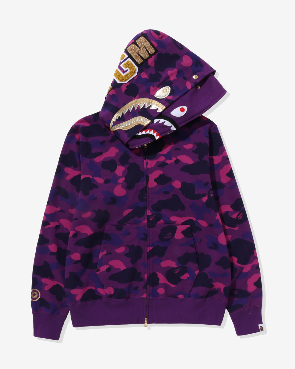 Bape Hoodie Bape Kr A BATHING APE® Destroyed College Relaxed Fit