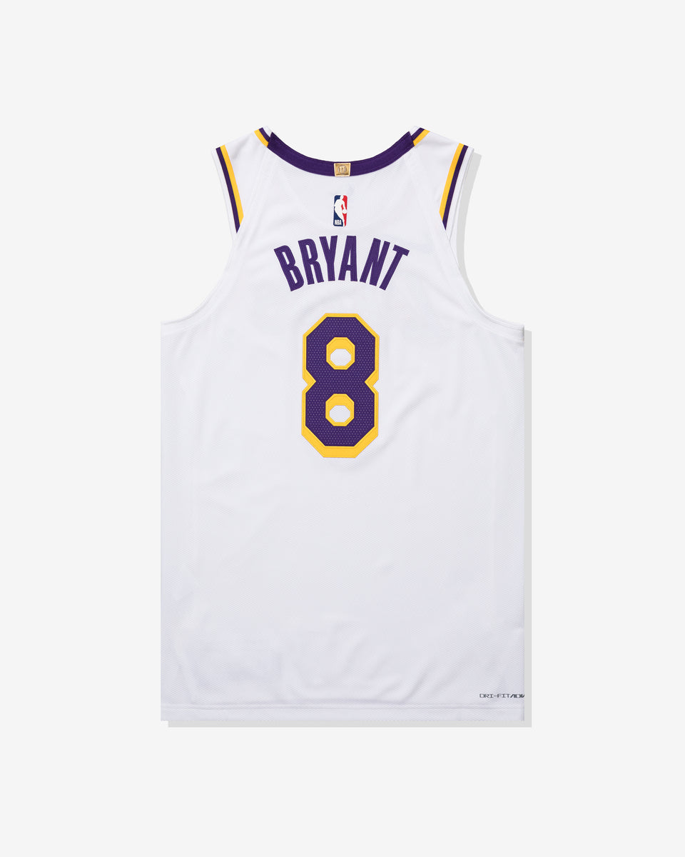 NIKE LAKERS ASSOC. EDITION KOBE BRYANT JERSEY - WHITE – Undefeated