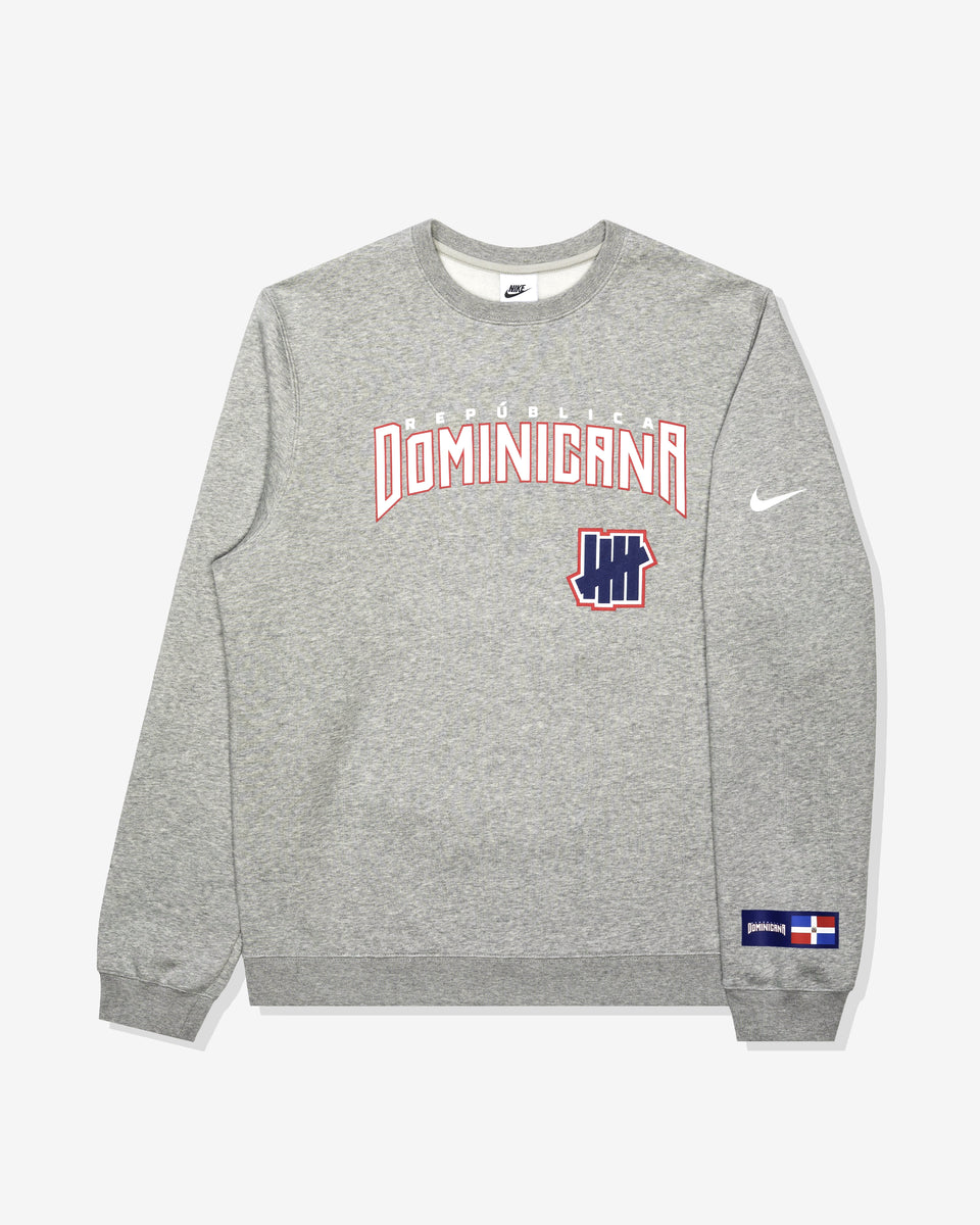 もふもふ　UNDEFEATED 　スウェット L UNDEFEATED X WBC DOMINICAN REPUBLIC CREWNECK - GREY – Undefeated
