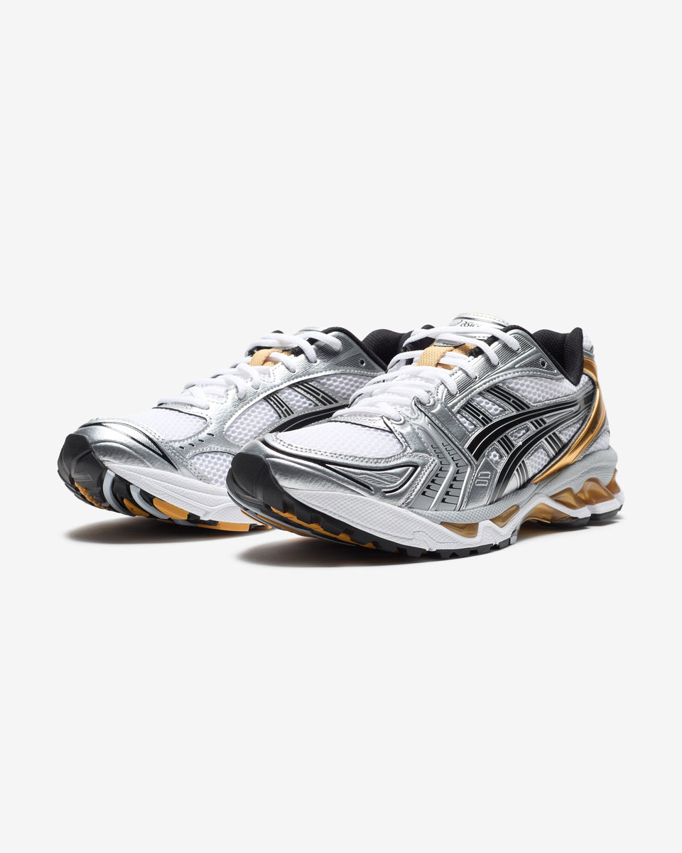 asics　kayano14 ホワイト／ゴールド　26cm ASICS GEL-KAYANO 14 - WHITE/ PUREGOLD – Undefeated