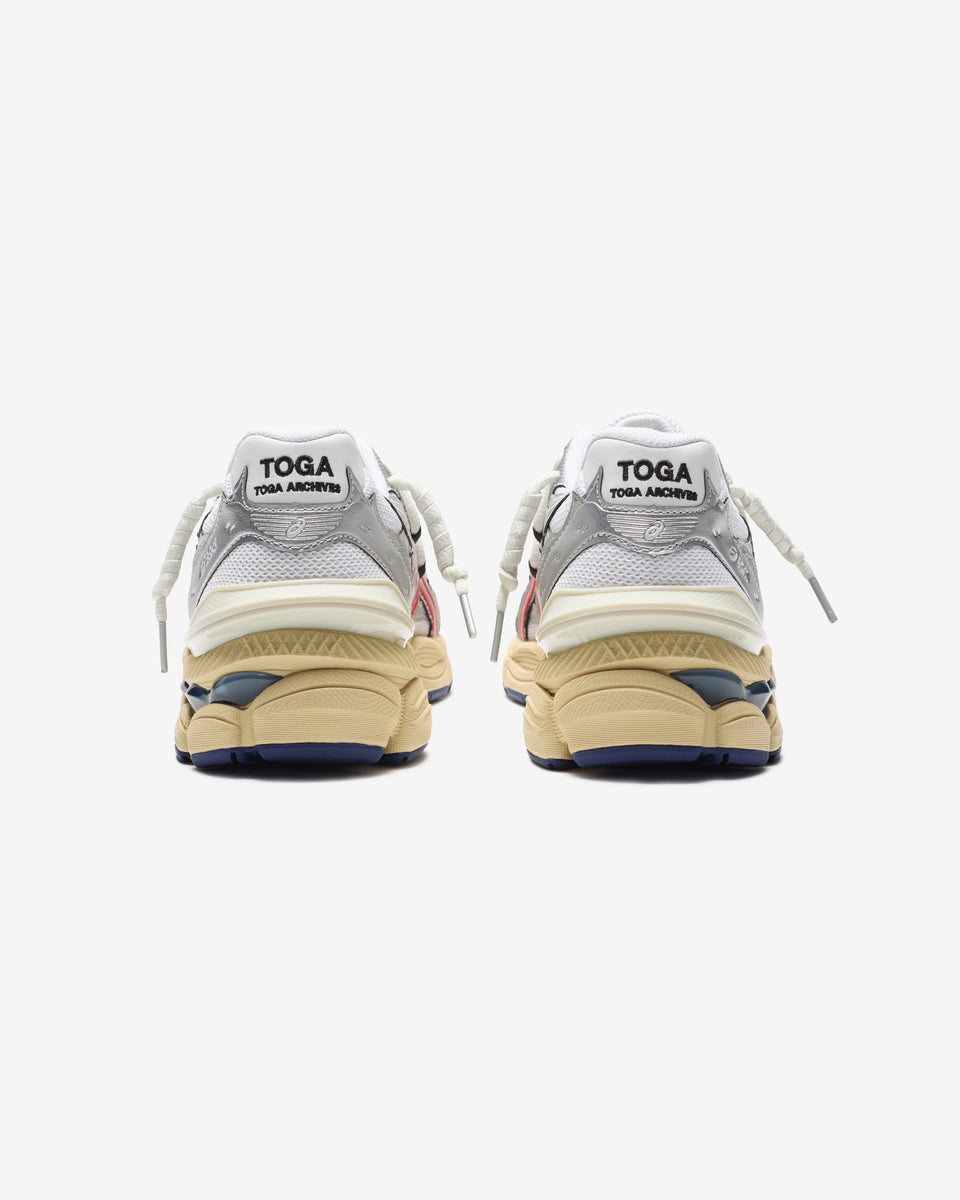 TOGA × Asics Gel-Cumulus 16 ASICS X TOGA GEL-CUMULUS 16 TG - WHITE/ RED/ PURE SILVER
