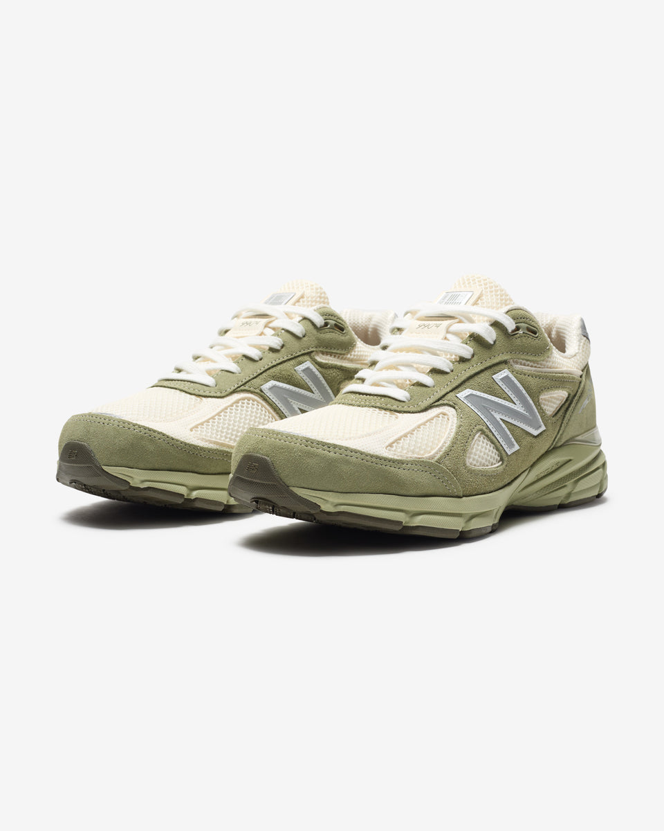 NEW BALANCE 'MADE IN USA' 990 v4 - OLIVE LEAF – Undefeated