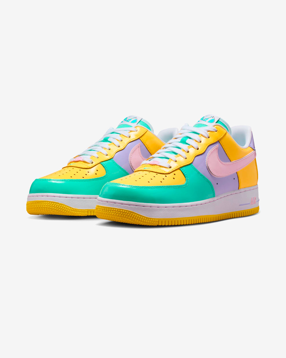 NIKE AIR FORCE 1 '07 - YELLOW PULSE/ PINK FOAM/ HYDRANGEAS