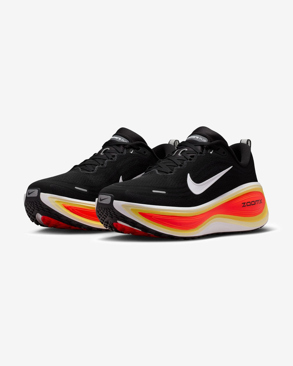 NIKE VOMERO PLUS - BLACK/ WHITE/ BRIGHT CRIMSON – Undefeated