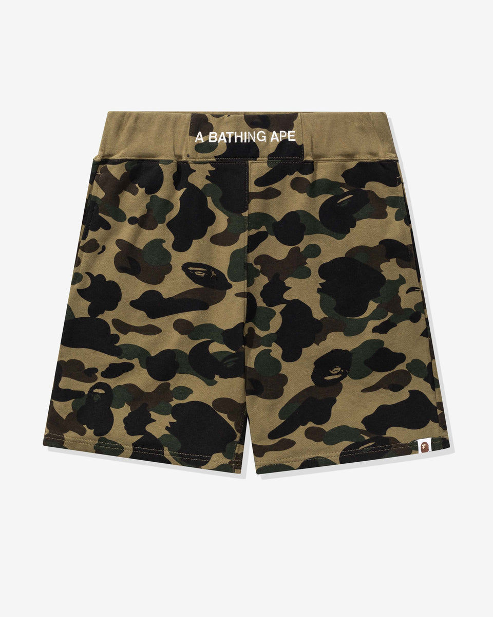 BAPE 1ST CAMO SWEAT SHORTS