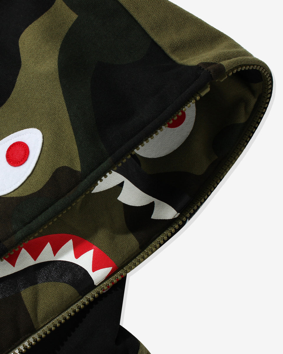 Green Black Camo Shark Hoodie