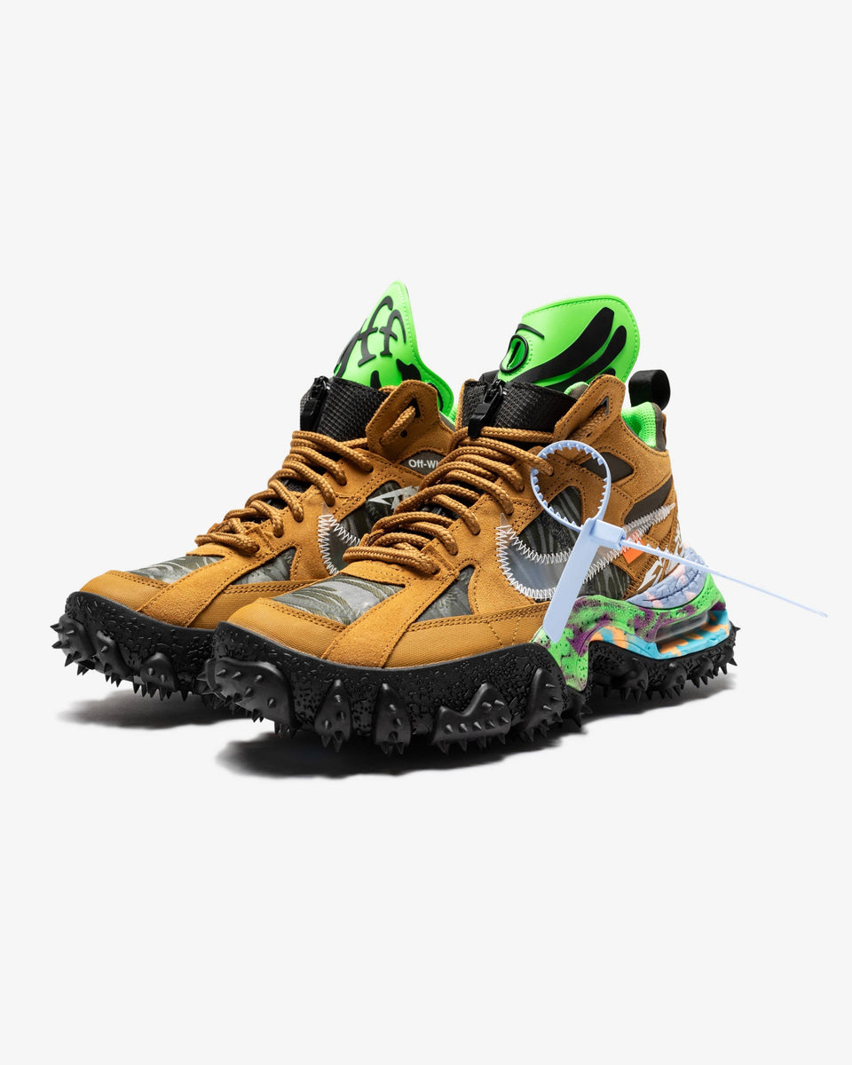 NIKE X OFF WHITE TERRA FORMA - WHEAT/ CLEAR/ BLACK – Undefeated