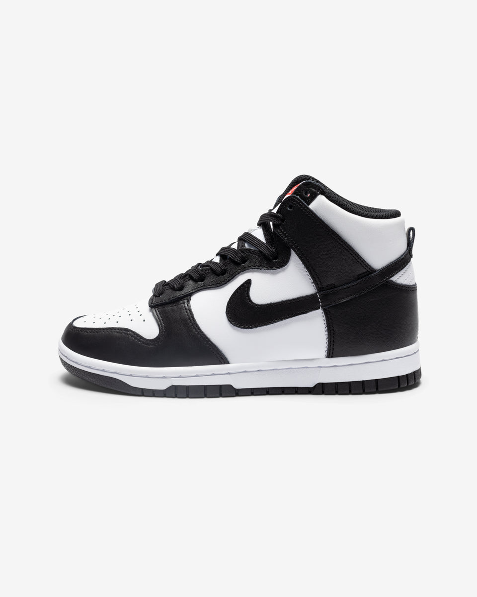 WOMEN'S DUNK HIGH - WHITE/ BLACK/ UNIVERSITYRED – Undefeated
