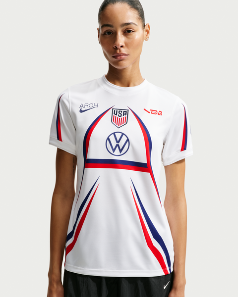 NIKE WMNS X VAA USA PREMATCH JERSEY - WHITE – Undefeated