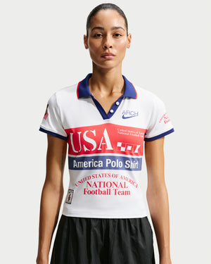 NIKE WMNS X VAA USA POLO - WHITE – Undefeated