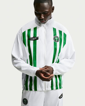 NIKE X SLAWN NG TRACK JACKET - WHITE/ BLACK – Undefeated