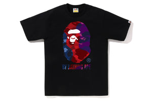 BAPE COLOR CAMO CRAZY BY BATHING APE TEE - BLACK