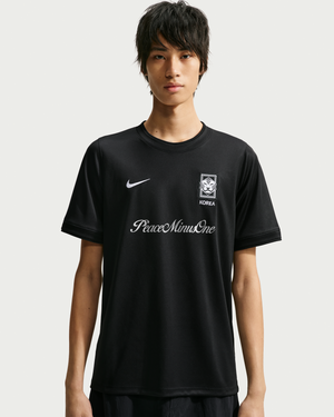 NIKE X PEACEMINUSONE KR PREMATCH JERSEY - BLACK/ WHITE – Undefeated