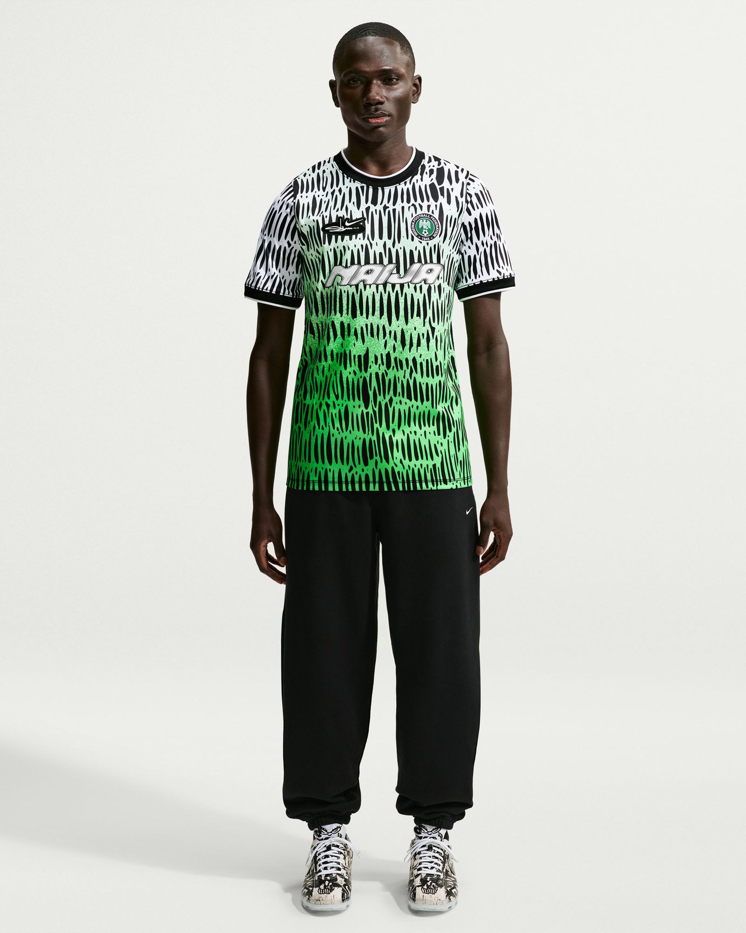NIKE X SLAWN NG ACD PREMATCH JERSEY - BLACK/ WHITE – Undefeated