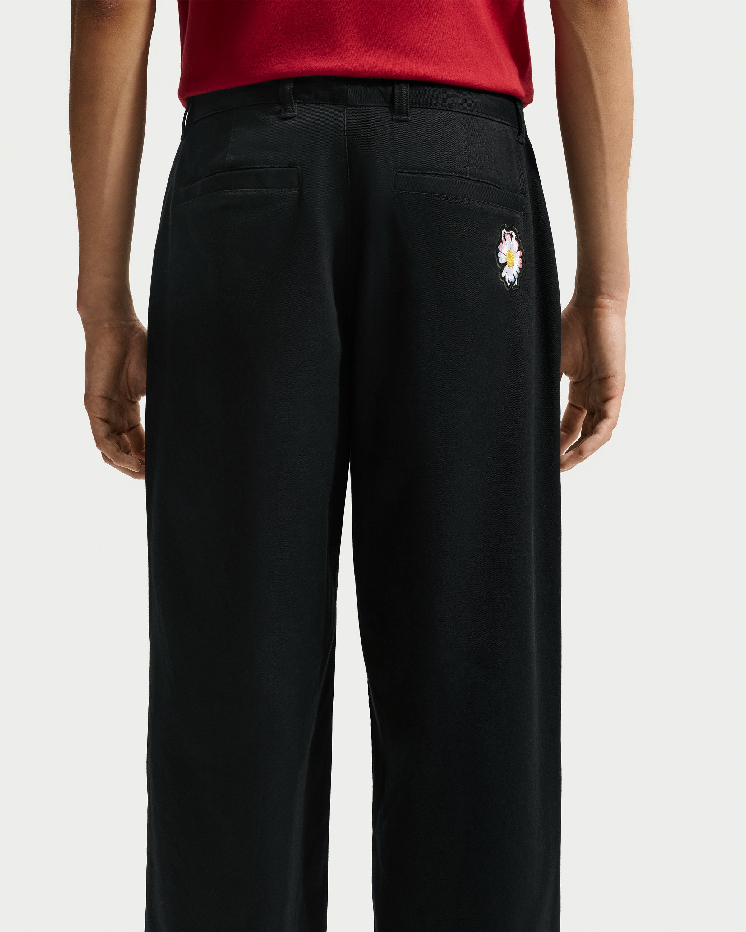 NIKE X PEACEMINUSONE KR CHINO PANT - BLACK/ WHITE – Undefeated