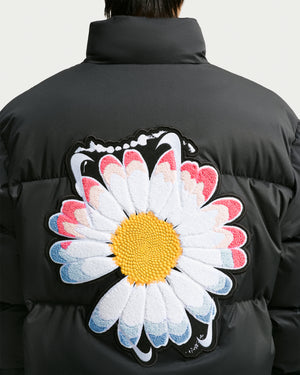 NIKE X PEACEMINUSONE KR PUFFER JACKET - BLACK/ WHITE – Undefeated