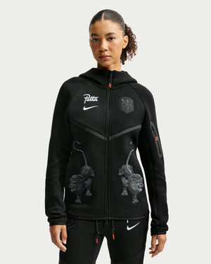 NIKE X PATTA NL TECH HOODY - BLACK/ WHITE – Undefeated