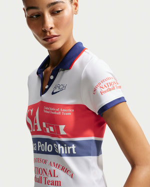 NIKE WMNS X VAA USA POLO - WHITE – Undefeated