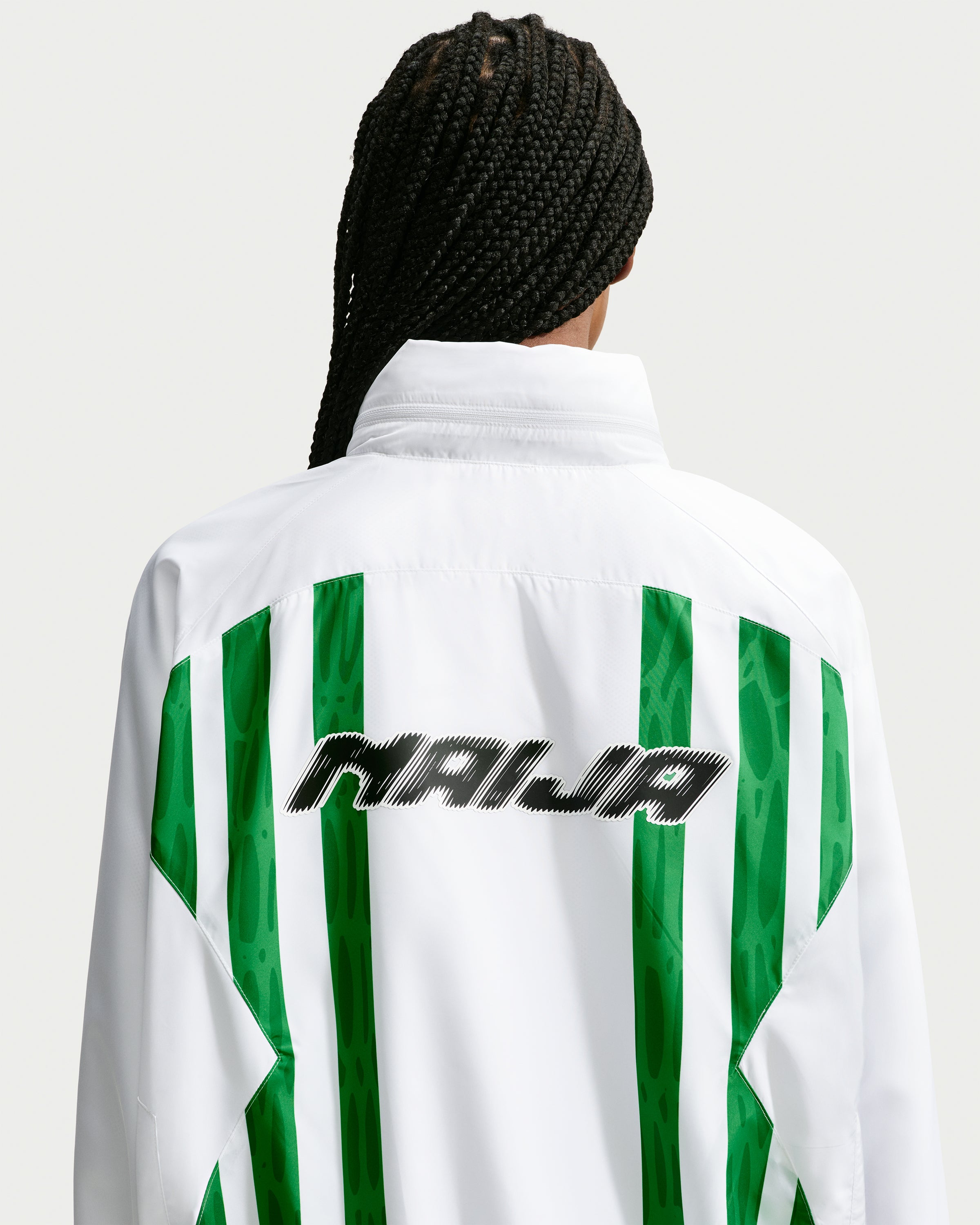NIKE X SLAWN NG TRACK JACKET - WHITE/ BLACK – Undefeated