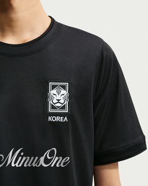 NIKE X PEACEMINUSONE KR PREMATCH JERSEY - BLACK/ WHITE – Undefeated