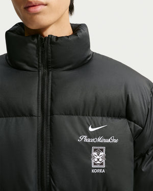 NIKE X PEACEMINUSONE KR PUFFER JACKET - BLACK/ WHITE – Undefeated