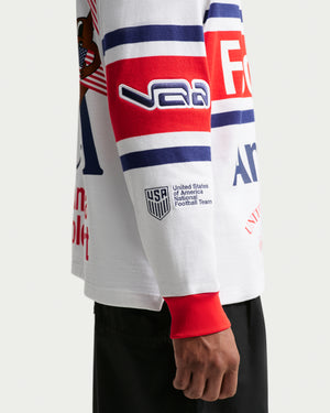 NIKE X VAA USA LS RUGBY TOP - WHITE – Undefeated