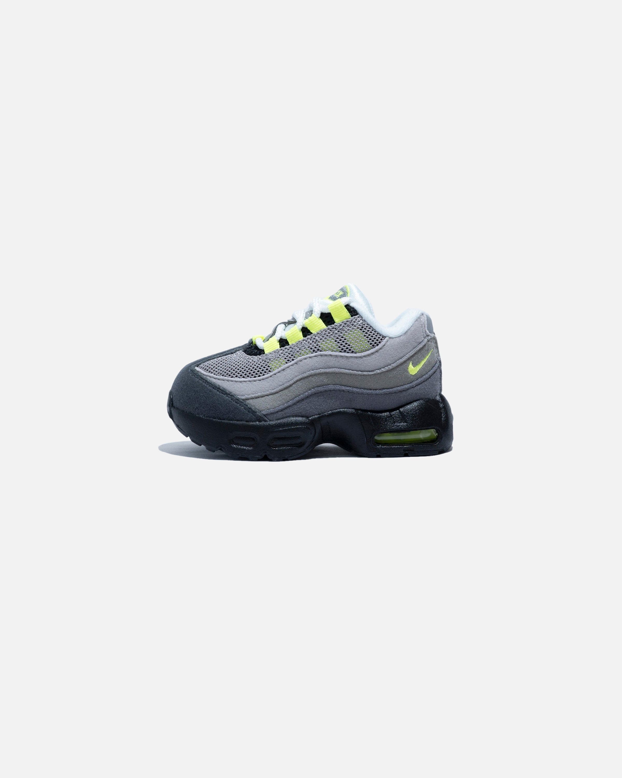 NIKE TD LITTLE MAX '95 - BLACK/ NEON YELLOW/ ANTHRACITE – Undefeated