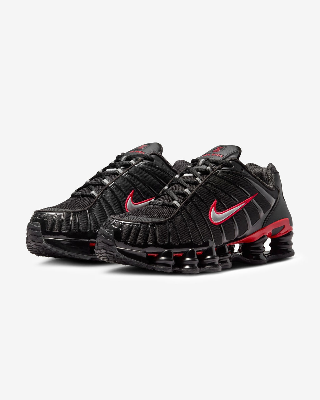 NIKE SHOX TL - BLACK/ METALLICSILVER/ UNIVERSITYRED - NIKE SHOX TL - BLACK/ METALLICSILVER/ UNIVERSITYRED