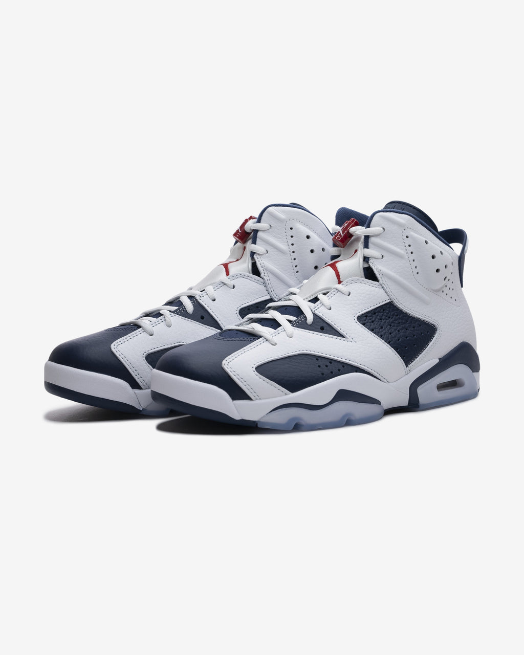 JORDAN AJ 6 RETRO - WHITE/ VARSITYRED/ MIDNIGHTNAVY - JORDAN AJ 6 RETRO - WHITE/ VARSITYRED/ MIDNIGHTNAVY