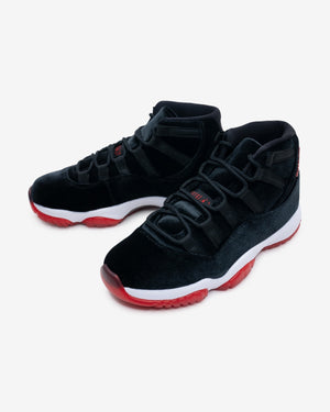 JORDAN WOMEN'S AJ 11 RETRO - BLACK/ GYMRED/ WHITE