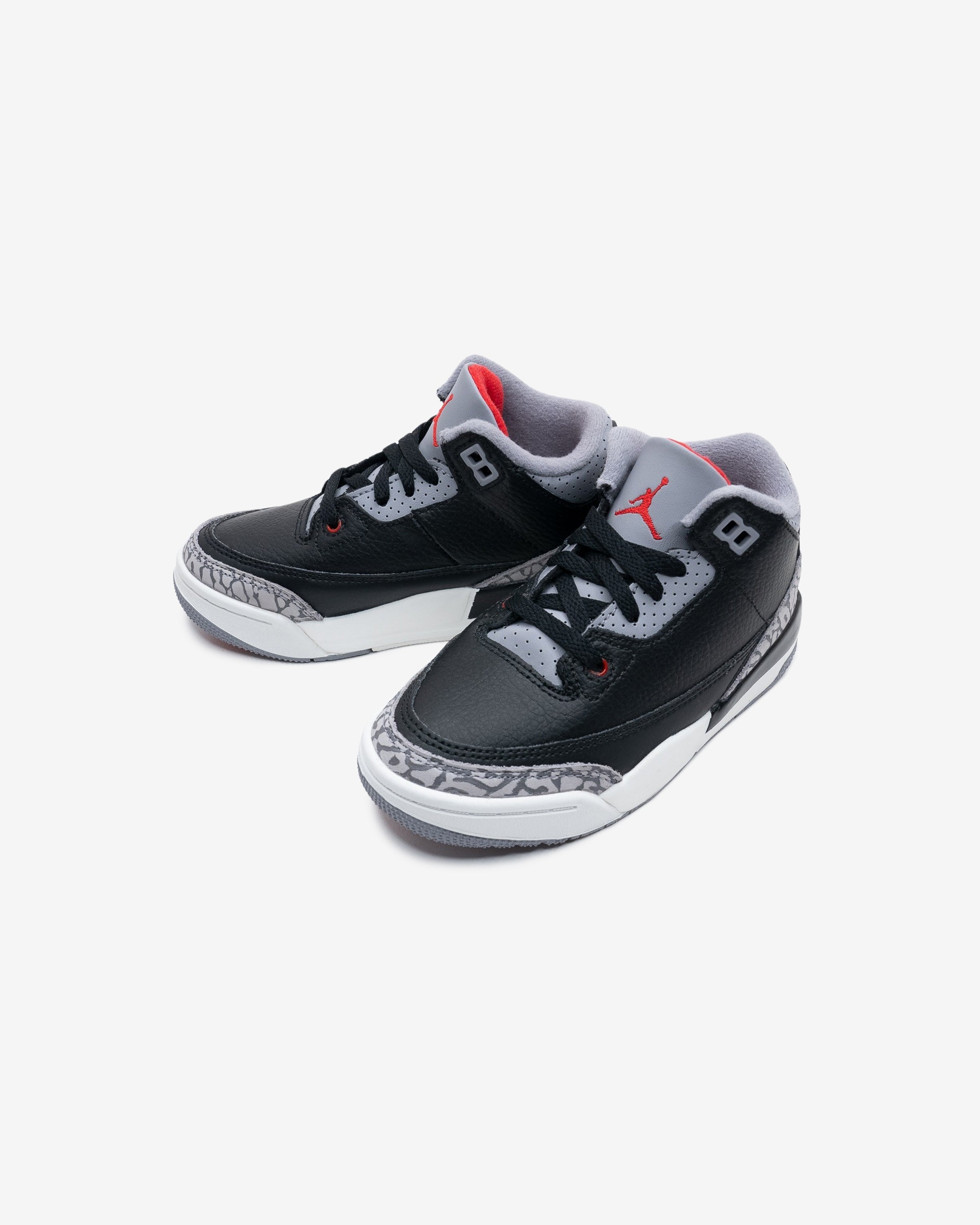 JORDAN PS AJ 3 RETRO - BLACK/ FIRERED/ CEMENTGREY