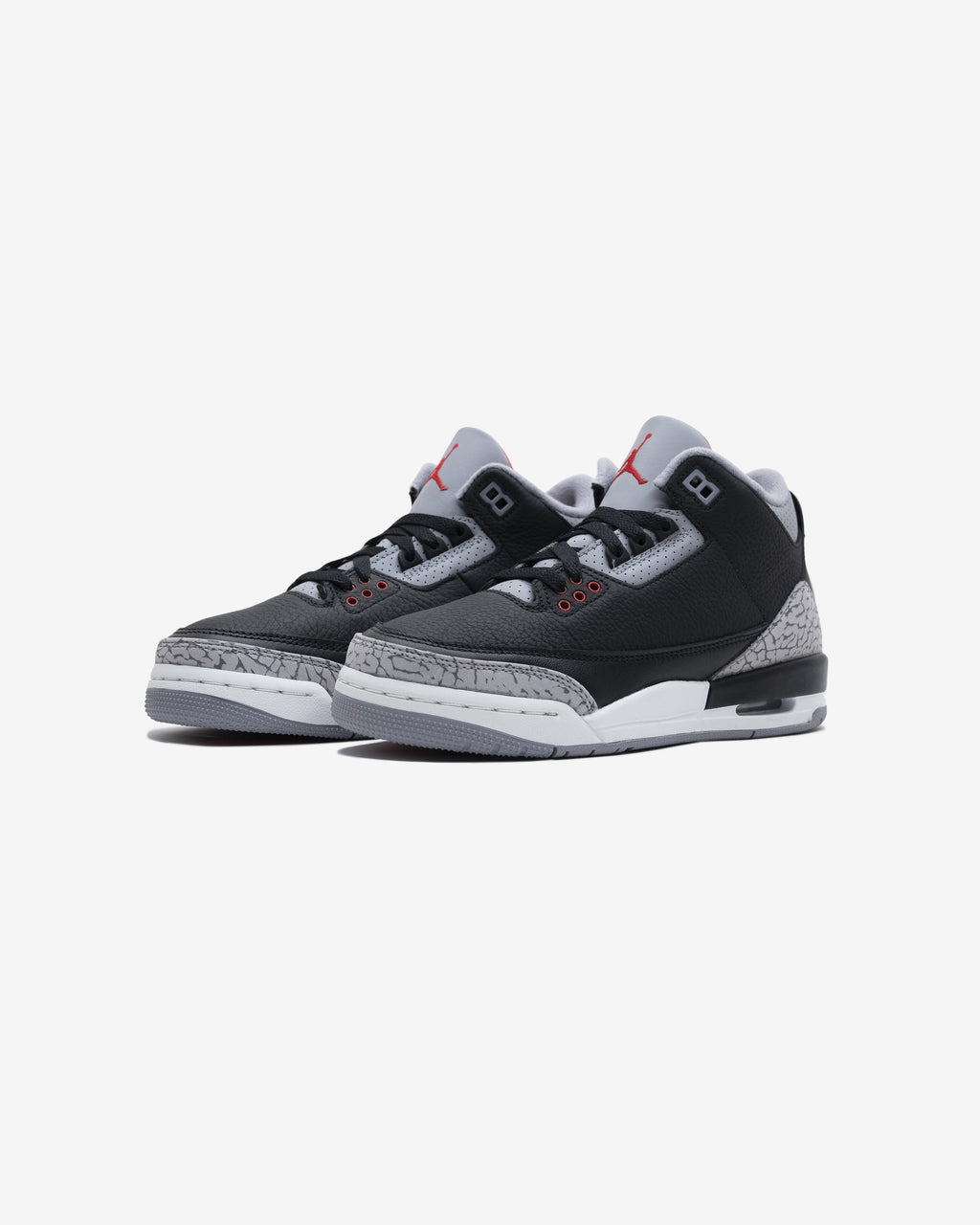 JORDAN GS AJ 3 RETRO - BLACK/ FIRERED/ CEMENTGREY - JORDAN GS AJ 3 RETRO - BLACK/ FIRERED/ CEMENTGREY