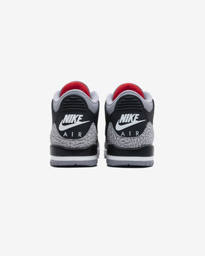 JORDAN GS AJ 3 RETRO - BLACK/ FIRERED/ CEMENTGREY