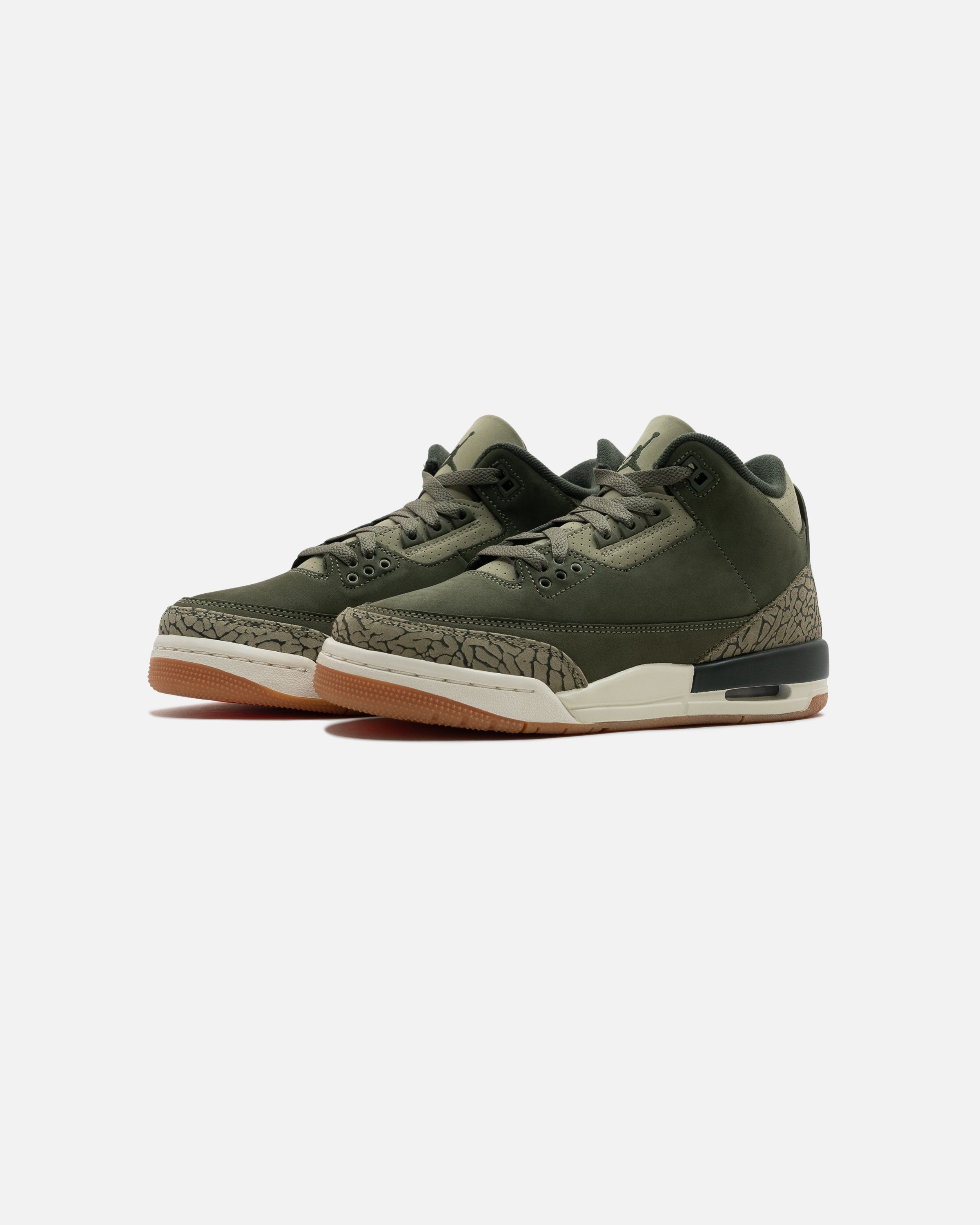 JORDAN GS AJ 3 RETRO - MEDIUMOLIVE/ SEQUOIA