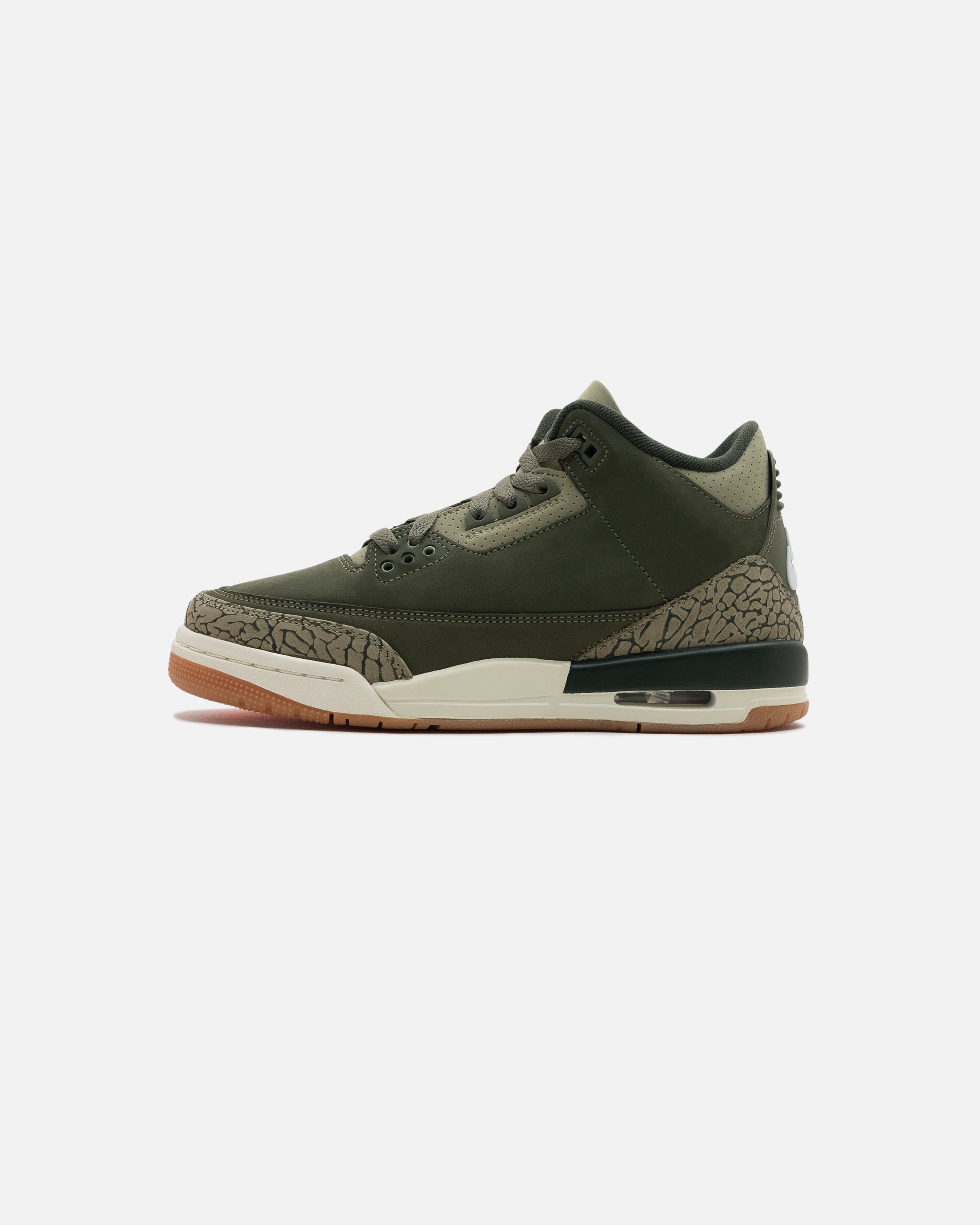 JORDAN GS AJ 3 RETRO - MEDIUMOLIVE/ SEQUOIA