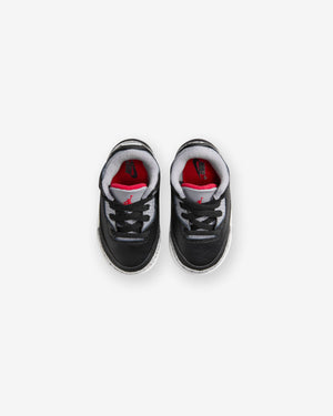 JORDAN TD AJ 3 RETRO - BLACK/ FIRERED/ CEMENTGREY