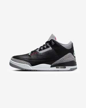 JORDAN AJ 3 RETRO - BLACK/ FIRERED/ CEMENTGREY