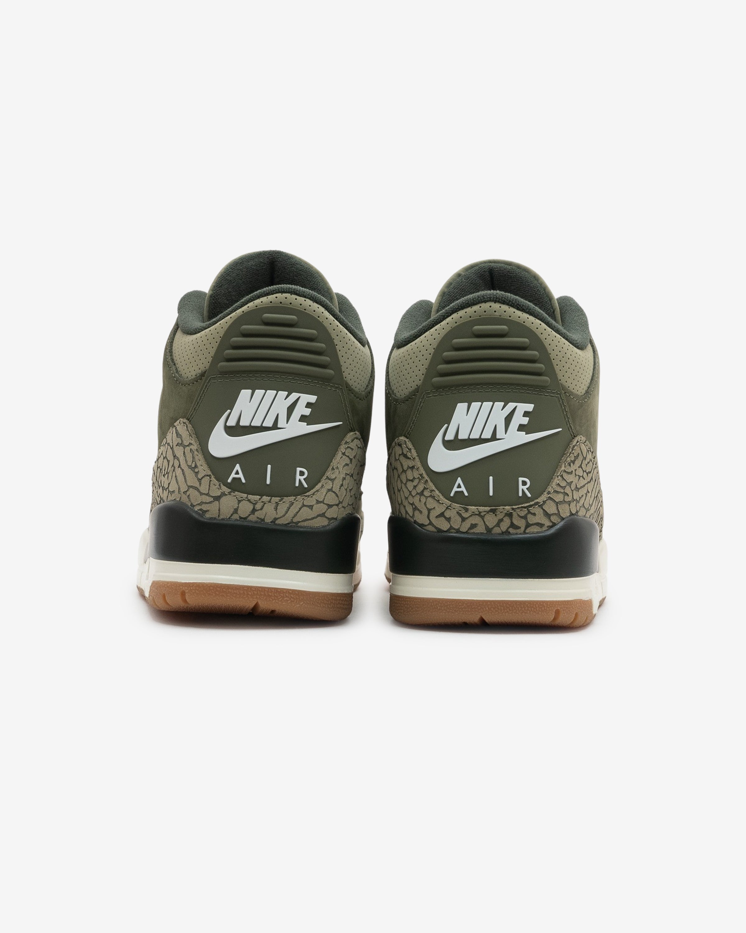 JORDAN AJ 3 RETRO - MEDIUMOLIVE/ SEQUOIA