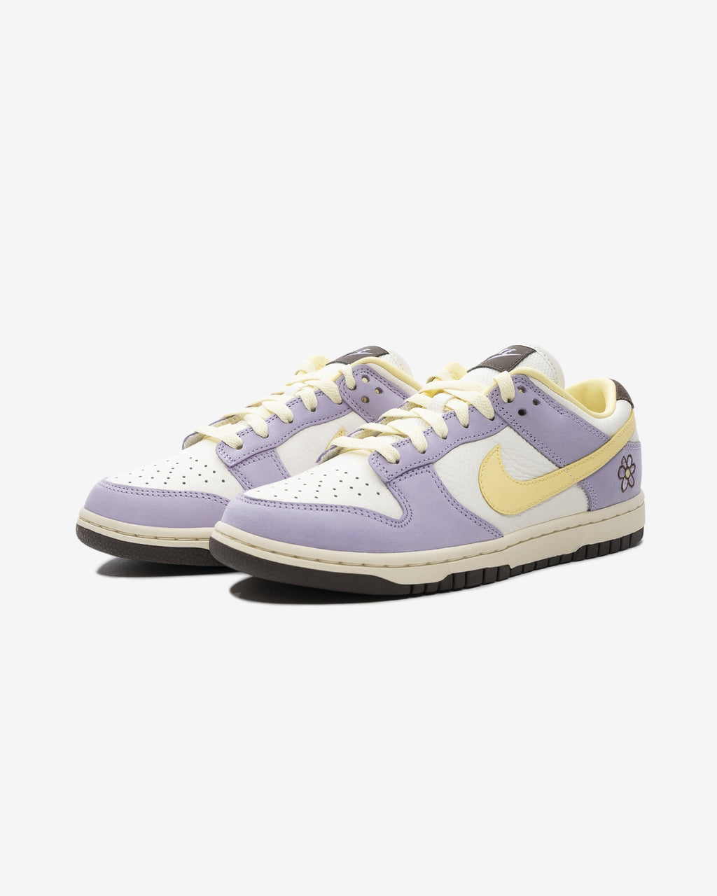 NIKE WOMEN'S DUNK LOW PREMIUM - LILACBLOOM/ SOFTYELLOW - NIKE WOMEN'S DUNK LOW PREMIUM - LILACBLOOM/ SOFTYELLOW