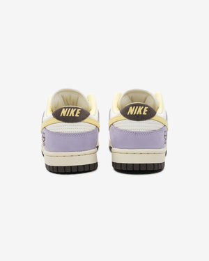 NIKE WOMEN'S DUNK LOW PREMIUM - LILACBLOOM/ SOFTYELLOW