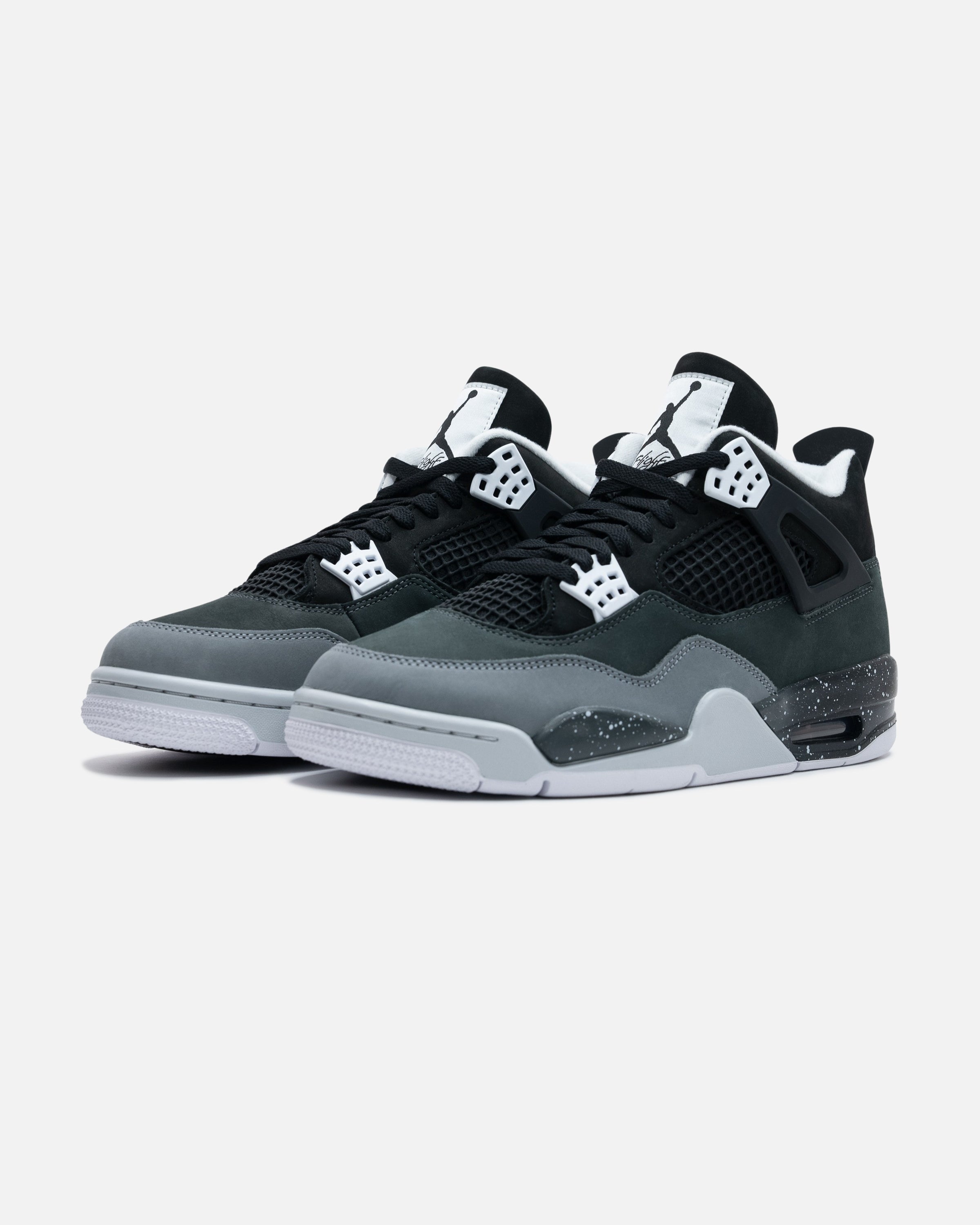 JORDAN AJ 4 RETRO BLACK WHITE ANTHRACITE Undefeated