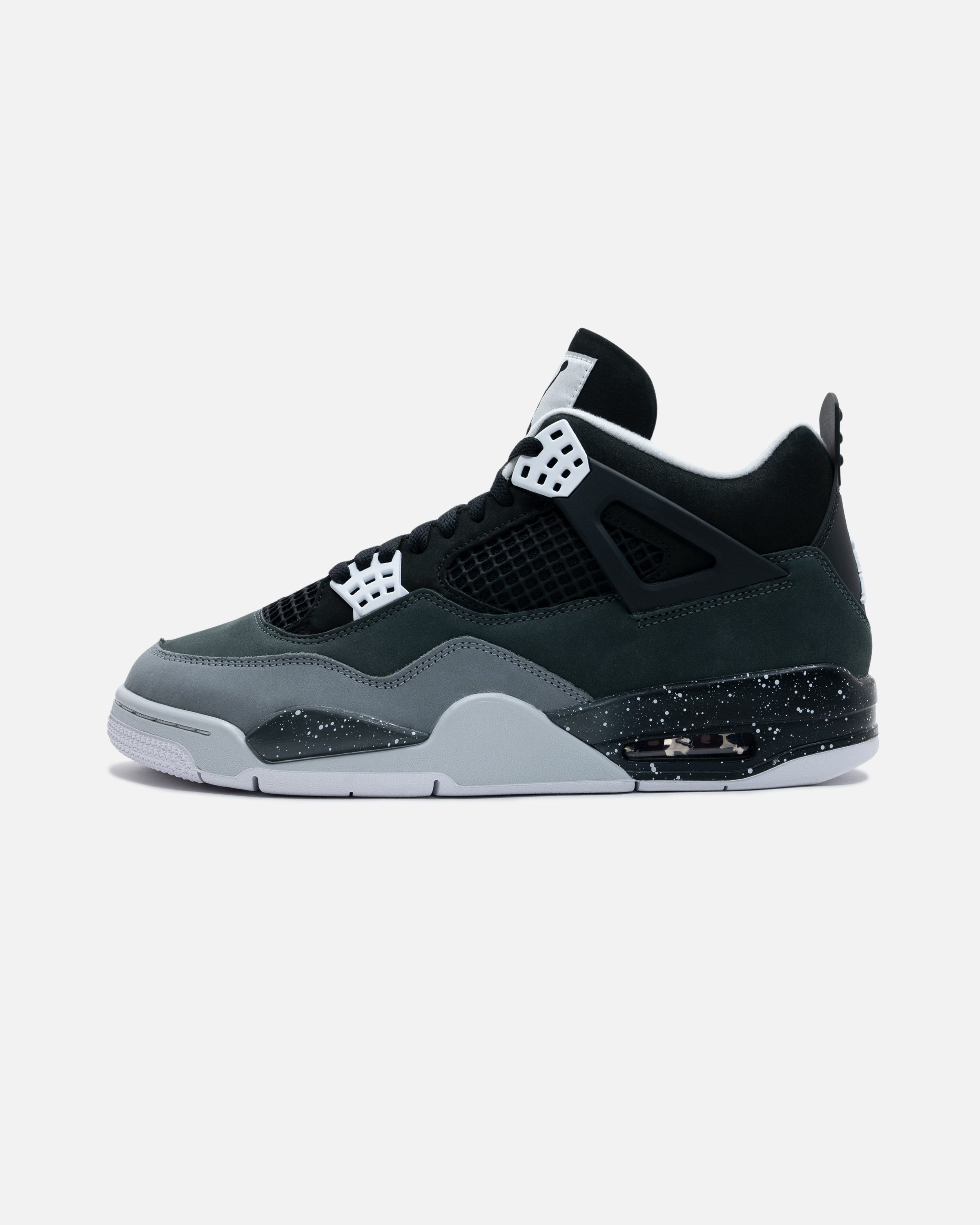 JORDAN AJ 4 RETRO BLACK WHITE ANTHRACITE Undefeated