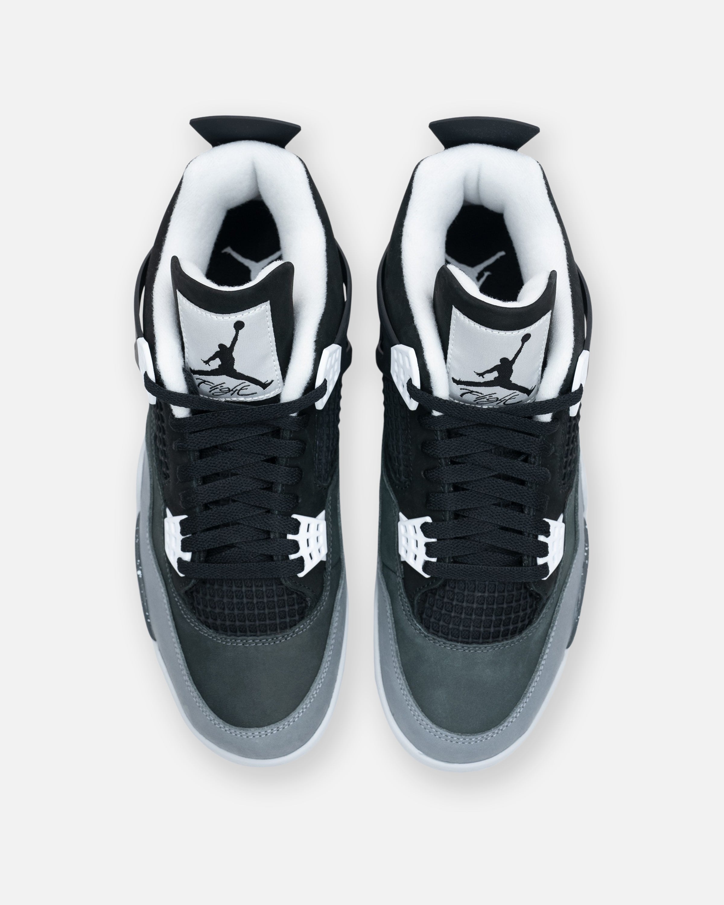 JORDAN AJ 4 RETRO BLACK WHITE ANTHRACITE Undefeated