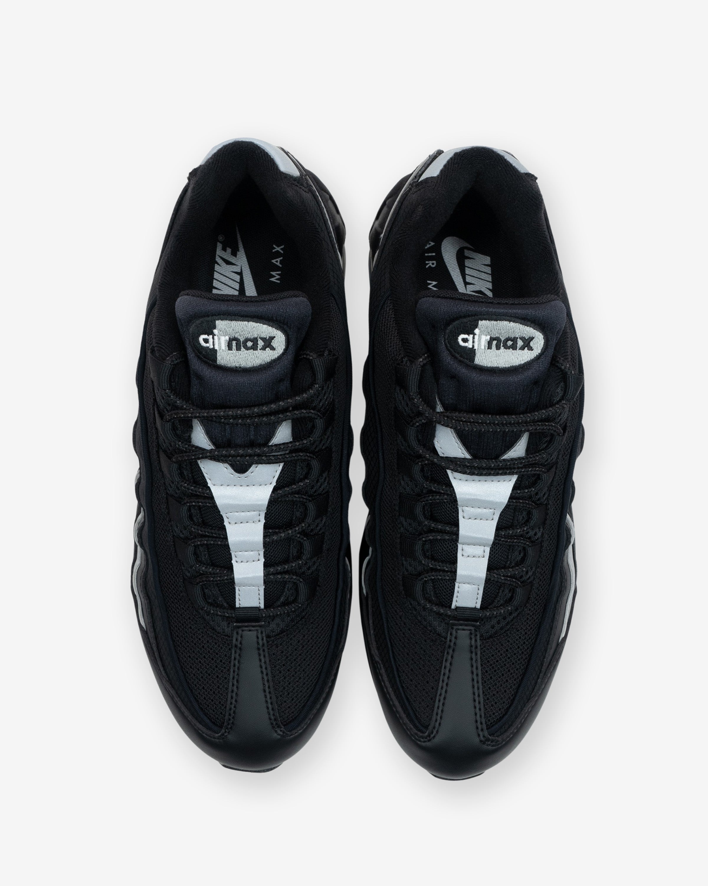 NIKE AIR MAX 95 'BIG BUBBLE' - BLACK/ METALLICSILVER